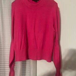 French Connection Sweater in Bright Pink